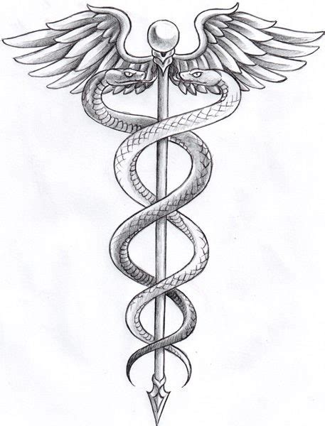 Tatuaggio significato simbolo Caduceo